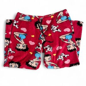 Y2K womens Betty boop & pudgy pajama pants